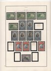Liberia 1909-1942 Collection On 13 Album Pages Almost All Used Includes Air Mail