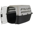 Pet Kennel Small medium 26  Dog Crate  Plastic Travel Pet Carrier 15-25 Lb  Grey