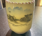 Antique Custard Glass Toothpick Holder Souvenir Kimball Prairie Minn