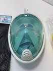 Free Breath Revolutionary Full Dry Snorkeling Mask Green M2068g L xl New