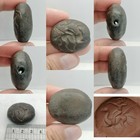 Ancient Rare Roman Old Carved  Stone Engraving  Amulet  Unique Bead
