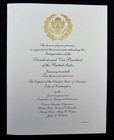 2009 President Obama Biden Inauguration Invite   Program  Photos  Prayer Program