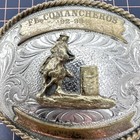 Western Comancheros American Cowboy Cowgirl Horse Riding Belt Buckle Usa Made