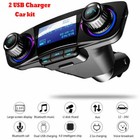 Bluetooth Car Fm Transmitter Mp3 Player Hands Free Radio Adapter Kit Usb Charger
