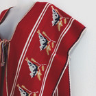 Vintage Woven Knit Blanket Poncho Serape Aztec Navajo Beach 70s Hippie Birds Tie