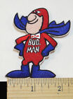 Budweiser Bud Man Beer Embroidered Iron-on Patch New Style