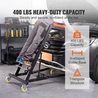 Uimoso Adjustable Height Automotive Topside Creeper With Movable Wheels 400 Lbs