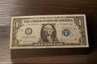 Misaligned Off Center Seal Error Federal Reserve Note U s   1 One Dollar Bill Au