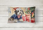 Havanese Cozy Christmas Canvas Fabric Decorative Pillow Dac2674pw1216