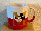 Disney Parks Mickey Mouse True Original Letter M Ceramic Coffee Mug New  box