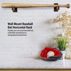2pcs Baseball Bat Display Case  Baseball Bat Hanger Holder  Wall Mount