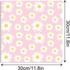 24 Pcs Daisy Double Sided Scrapbook Paper Pad  Diy Colorful Flower Decorative Pa