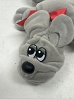 Lot Of 2 Vintage 1986 Tonka Pound Puppies Plush Stuffed Animal 7 5  Black Grey
