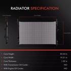 Radiator 13880 For 2020-23 Ford Transit 150 250 350 350 Heavy-duty 6cy Lk4z8005j