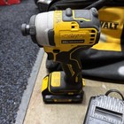 Dewalt Dcf809 20v Max Brushless 1 4 In  Impact Driver Drill Set 3 Batteries Bag