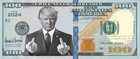 25 Pack Donald Trump Is Innocent Potus Collectible  100 Dollar Novelty Banknotes