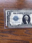 1923  1 Silver Certificate Large Note Blue Seal H-d Series 102 Years Old 