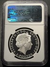 2013 Great Britain Britannia 2 Pounds 1oz  999 Proof Silver Coin Ngc Pf70 Ucam