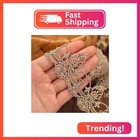 Gold Lace Trim 4 8 Yards Gold Lace Ribbon Metallic Crafts Lace Embroidery Trim F