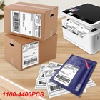 220-11000 Shipping Labels 8 5 X 5 5  Half Sheets Blank Self Adhesive 2 Per Sheet