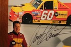 Signed Nascar Promo Photo Andy Houston 60 Cat  Chevy