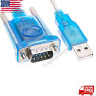 For Usb 2 0 To Rs232 Com Port 9 Pin Serial Db25 Db9 Adapter Cable Converter Usa