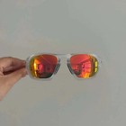 Oakley Lateralis Oo9431 Polarized Sunglasses Frosted Transparent Frames Prizm