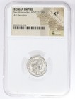 Severus Alexander Ar Denarius Roman Empire Silver Coin 222-235 Ad Ngc Xf