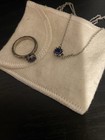 Sapphire Necklace And Ring Set