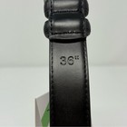 Mio Marino Men s Dress Leather Belt With Single Prong Buckle Black Size 36 Nwt