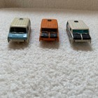 Aurora Afx Lot Of 3 Slot Car Vans Body Only White Blue Orange Keep On Truckin 