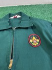 Vintage Rare 1960s Boy Scouts Of America Green Coat Size Small 1964 Jamboree