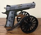 1911 Hand Cannon Display Stand With Dual Wheels
