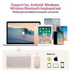 Bluetooth Keyboard And Mouse Combo Rechargeable Portable Wireless Keyboard Mouse