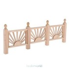Dollhouse Miniature 1 12 Scale Fence Plain Unpainted Garden Diy Wooden Furniture