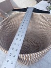 Large Wicker Storage Basket   Jute Woven Basket With Handle