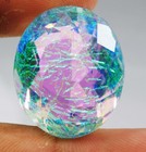54 50 Ct Natural Monarch Fire Opal Doublet Oval Cut Certified Loose Gemstone