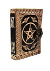 Vintage Leather Bound Journal Notebook With Handmade Antique Deckle Edges Paper