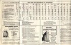 1959 Pennsylvania Railroad - Passenger Train Timetable New York Washington
