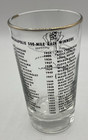 Vintage 1959 Indianapolis Motor Speedway Winner Glass Tony Hulman Indy 500