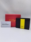 Premium Salvatore Ferragamo Black Color Special Edition Bifold Leather Wallet