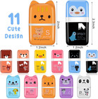 44 Pcs Erasers For Kids Gift Bulk Cute Animal Themed Pencil Eraser With Clean Up