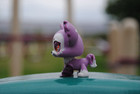 Custom Ooak Littlest Pet Shop Purple Long Haired Chihuahua