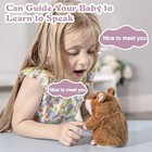 Talking Hamster  Repeats What You Say Plush Animal Toy Electronic Hamster Mouse 