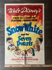      Original Walt Disney Snow White  1937  1 Sheet Movie Poster 27x41 Rko A     