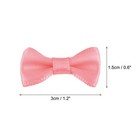 50pcs Watermelon Red Bow Ties 1 2 x0 6  Mini Bowknot For Crafting Satin Bow Bulk