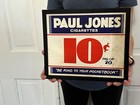 Antique Vtg General Store Paul Jones Tobacco Sign Feed Seed Cigar Cigarette