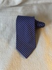 Brooks Brothers Makers 100  Silk Neck Tie Purple Striped