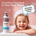 Kids Shampoo  Conditioner   Body Wash  Gentle 3-in-1  16 Fl Oz Pump