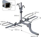 Premium 2 Fat e Bike Rack Carrier Vehicle Mount Truck Hitch Heavy Duty Folding
